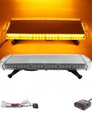 Barre Rampe LED Amber Lumineuse Stroboscopique Éclairage Sécurité 12-24V 98cm