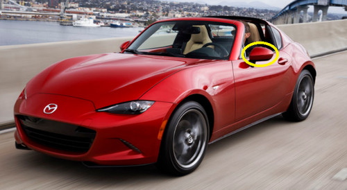 Rétroviseur coque mazda - coque, mx-5