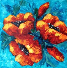 Peinture coquelicot