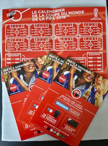 Coca cola calendrier coupe - calendrier,
