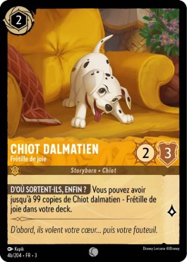 Lorcana chiot dalmatien - chiot,