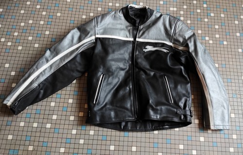 Blouson moto cuir - blouson, en