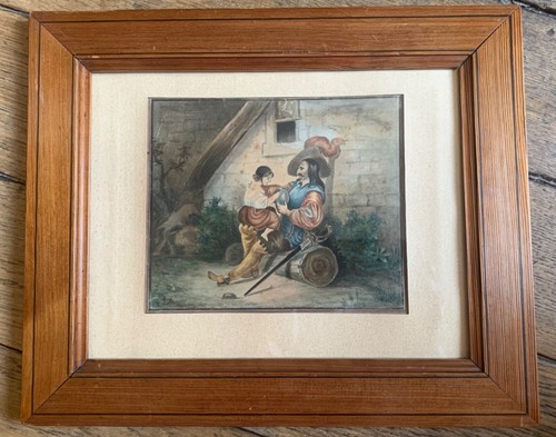 Aquarelle charmante scène - aquarelle,