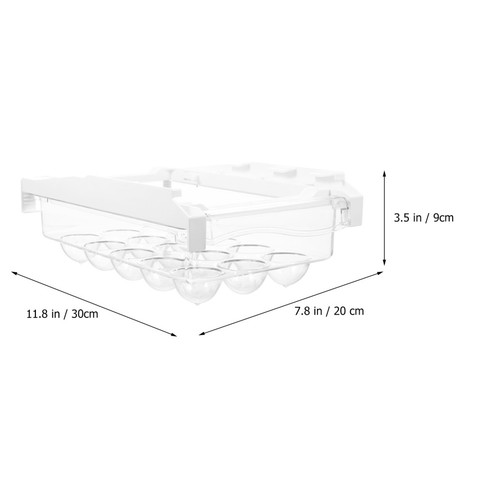 1pc œufs transparents plateau - 1pc,