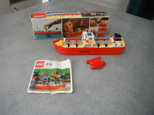 Rare bateau lego 312 - !!!,