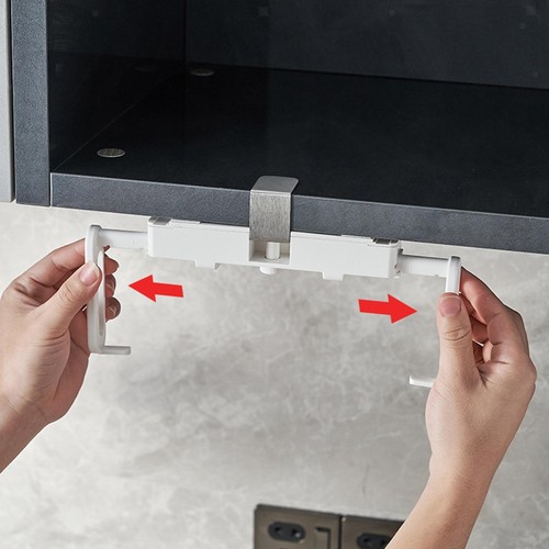 Porte essuie tout rétractable - porte-essuie-tout,