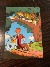 CARTE POSTALE 15X10 FRANQUIN SPIROU LES TRESORS DU JOURNAL DE SPIROU 1985 TBE