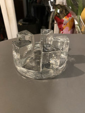 Chauffe théière, plat verre