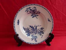 assiette boch fréres keramis,service "chanteurs",oiseaux,papillons (2)