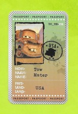 Cora / Match Card - Planes - Cars - No. 110 - Tow Mater