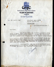 CORREZE (19) CHAIRS & SEATS OF MODERN ART ""G.M.C. / Ets M. LARGE"" 1942 Letter