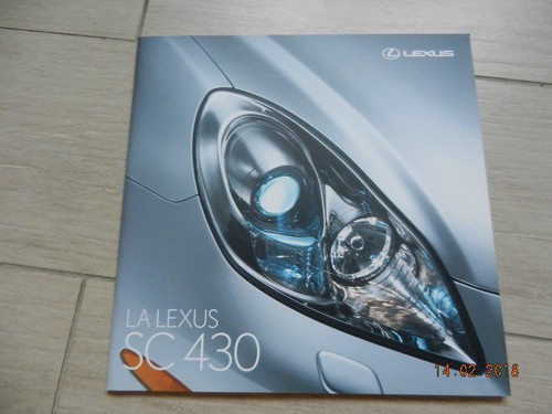 Catalogue lexus 430 - catalogue,