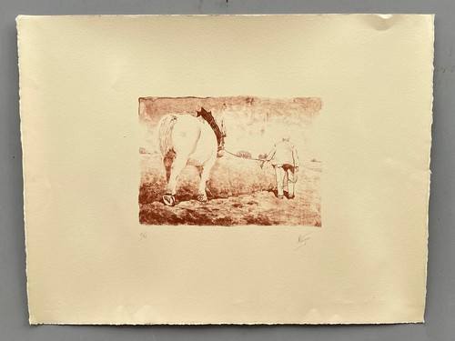 Lithographie sur papier - par, m
