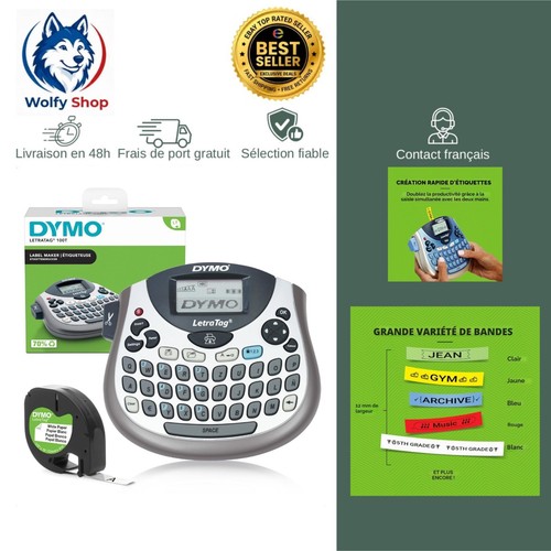 Dymo letratag 100t - dymo, lt-100t