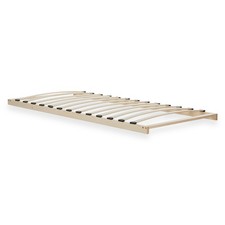 Cadre de Sommier à lattes 90x200 bois massif Lit Simple 13 Lamelles Homestyle4u
