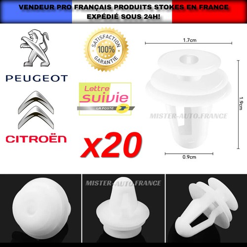 X20 clips fixation garniture - clips,