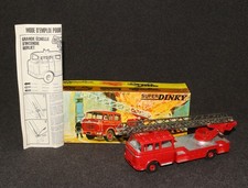 Dinky #568 Grande Echelle D'incendie Berliet Fire Engine Super MIB