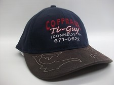 Coffrage Ti Guy Connely French Francais Hat Blue Brown Strapback Baseball Cap