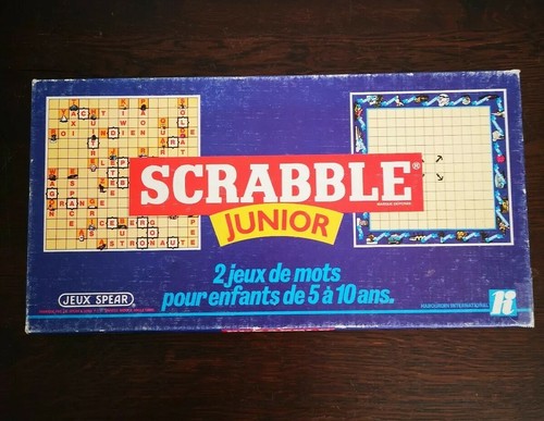 Vintage scrabble junior jeux - scrabble,