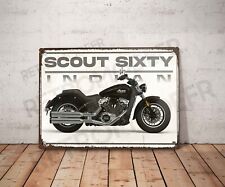 Plaque métal vintage Indian