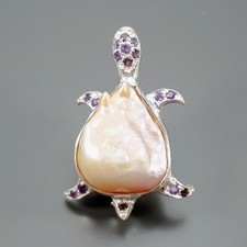 Bijoux broche perle baroque