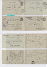 Old postcard France couriers postage stamps lot 918/5