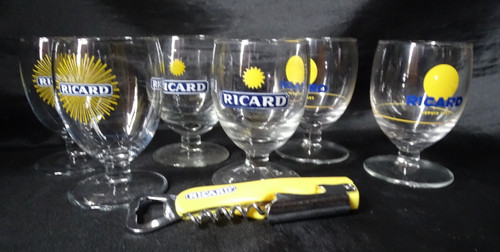 Lot verres ricard - lot, 6