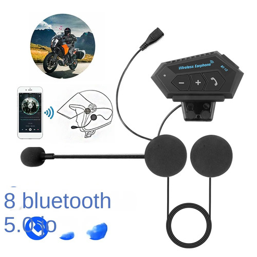 Casque moto bluetooth - kit, main