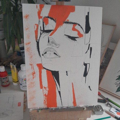 Peinture sir toile acrylique - sir,
