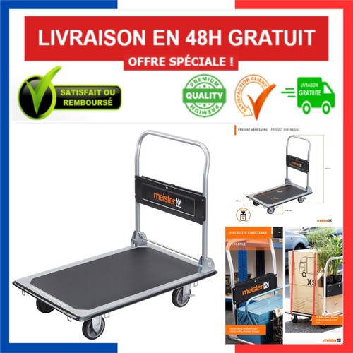 Chariot plateforme pliable