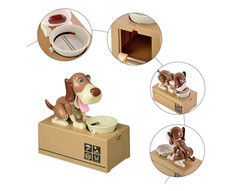 Tirelire chien mangeur de