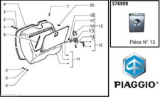 Serrure de coffre PIAGGIO