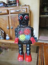Robot  vintage BIG SIZE . KO made in Japan en métal gand modéle  27  cm de haut.