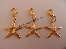 3 CHARMS BRELOQUE ETOILE DE