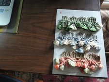 UNE PLANCHE DE PASSEMENTERIE FRANGES DECLERCQ
