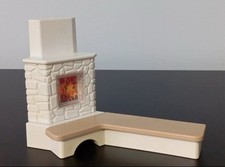 PLAYMOBIL FIREPLACE BENCH ZIPLINE HUT SKI TYROL LIVING ROOM HOUSE REF 5422 9280