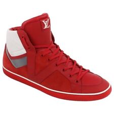 Louis Vuitton AW2012 Red Leather Heroes High-Top Sneakers - LV 10 US 11