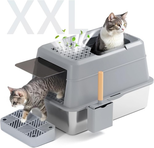 Bac litiere pour chat xxl - litiere,