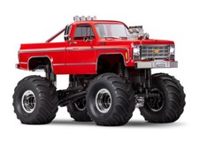 Traxxas TRX-4MT Chevrolet K10 Monster Truck 1:18 RTR 4WD rouge brossé avec ba...