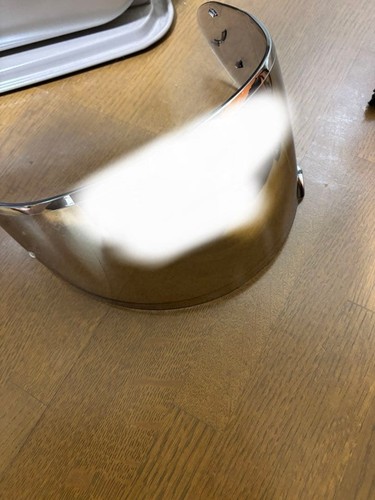 Shoei helmet shield - helmet, silver