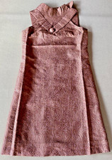 Superbe robe du soir Couture des années 30/40, en tissu lamé or