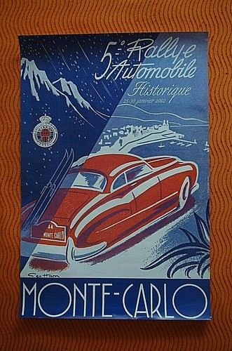 Une affiche rallye - une,