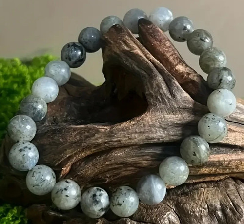 Bracelet perles labradorite - de,