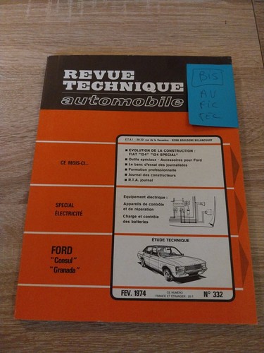 Revue technique ford consul - ford,