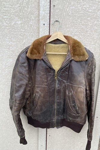 1950s horsehide leather jacket - 1950s,