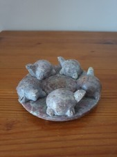 Porte encens en marbre rose