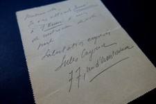 CAYRON Jules - CARTE LETTRE