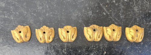 Bronze coquilles cache clou - cache,