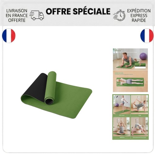 Tapis yoga antidérapant - yoga,