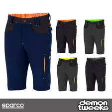 Sparco Tech Light Shorts - Large Pockets, Cargo Style (Teamwear / Workwear)